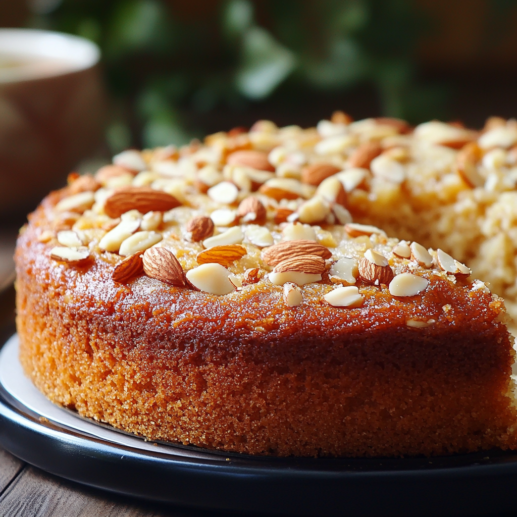 almond nut cake recipe