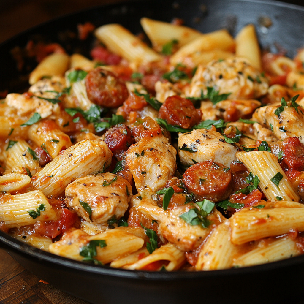 chicken and italian sausage recipes with pasta