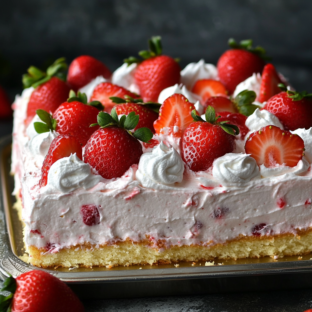 strawberry poke cake recipe