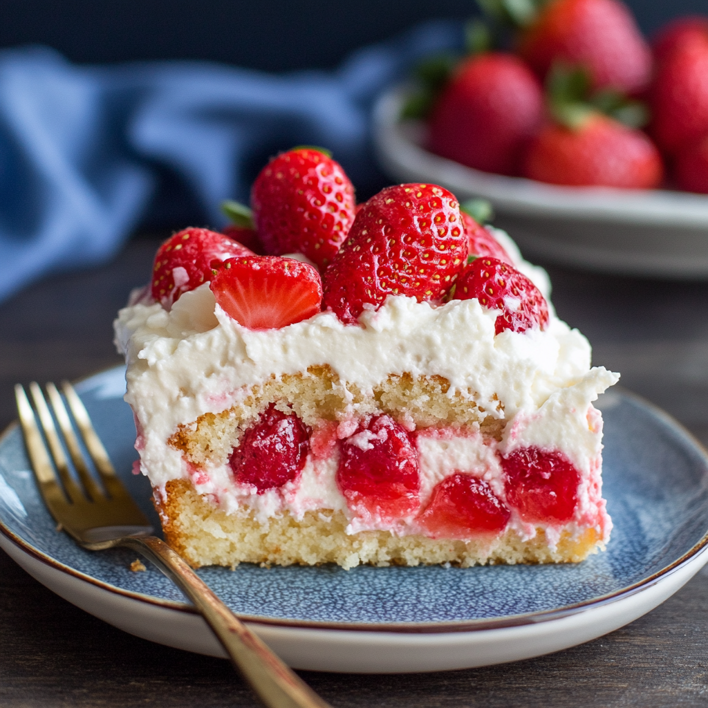 strawberry poke cake recipe