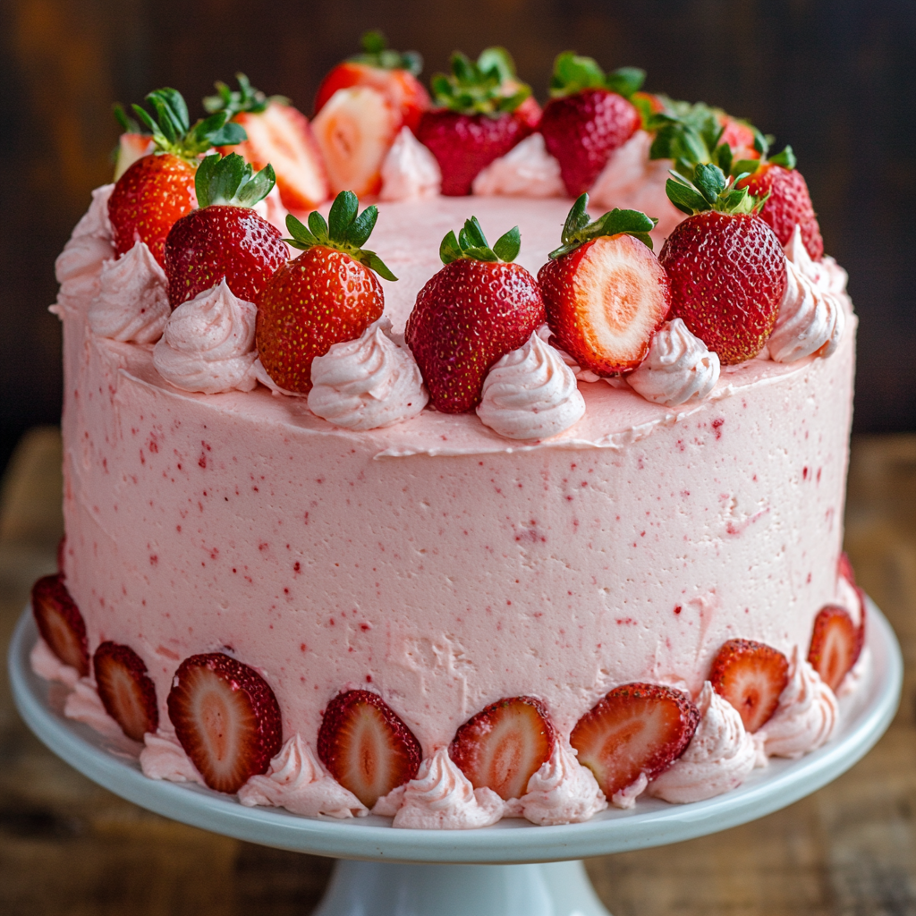 strawberry poke cake recipe