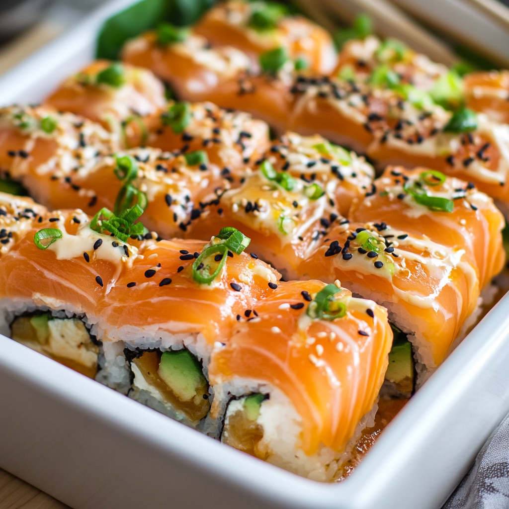 sushi bake recipe salmon