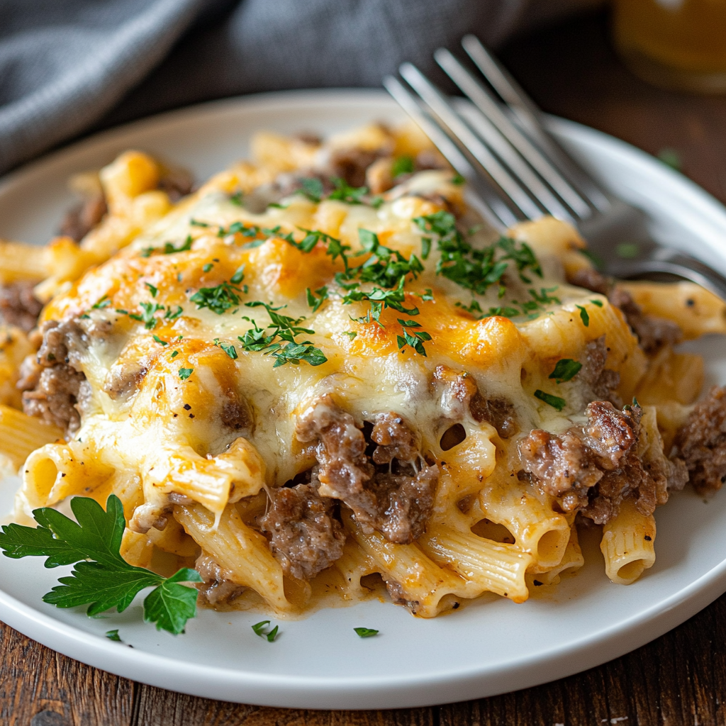 philly cheesesteak pasta recipe