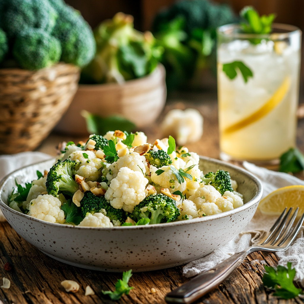 broccoli cauliflower salad recipe