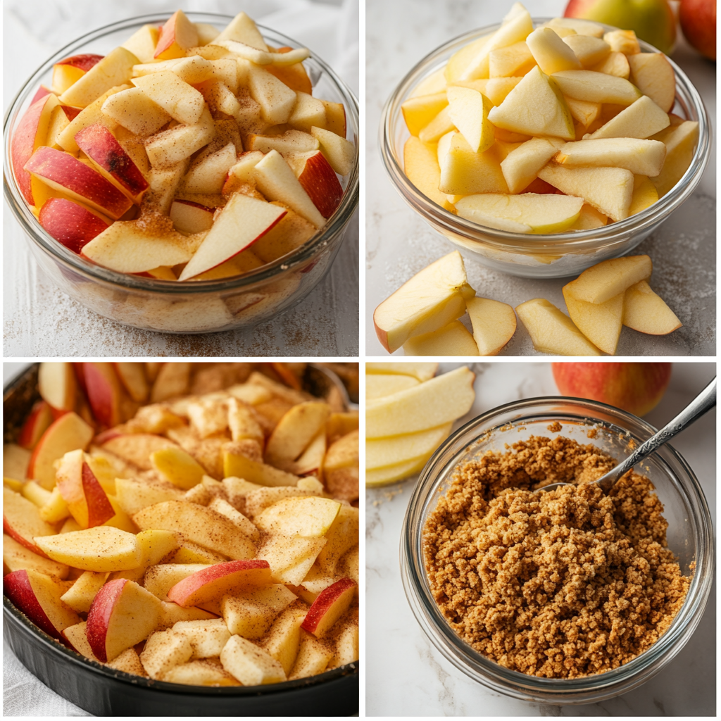 easy apple crisp recipe without oats