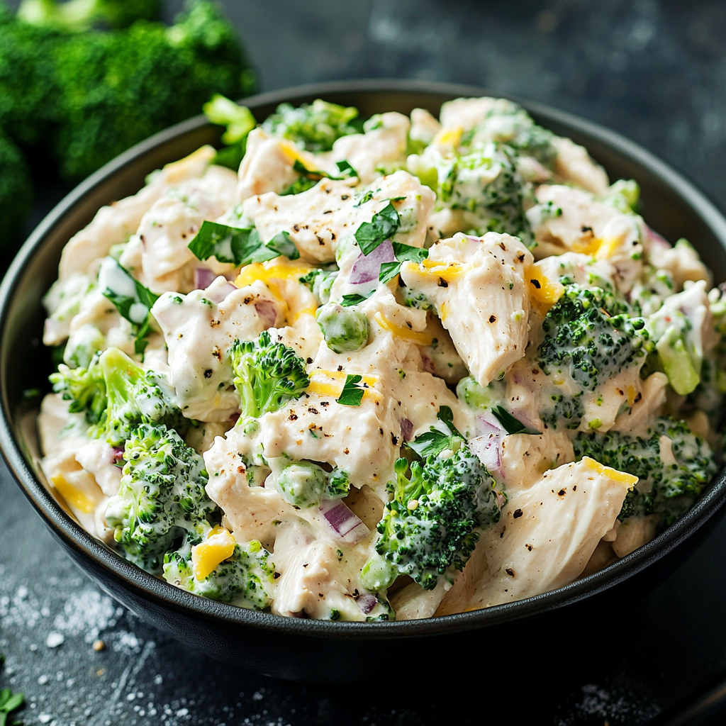 chicken salad chick broccoli salad recipe