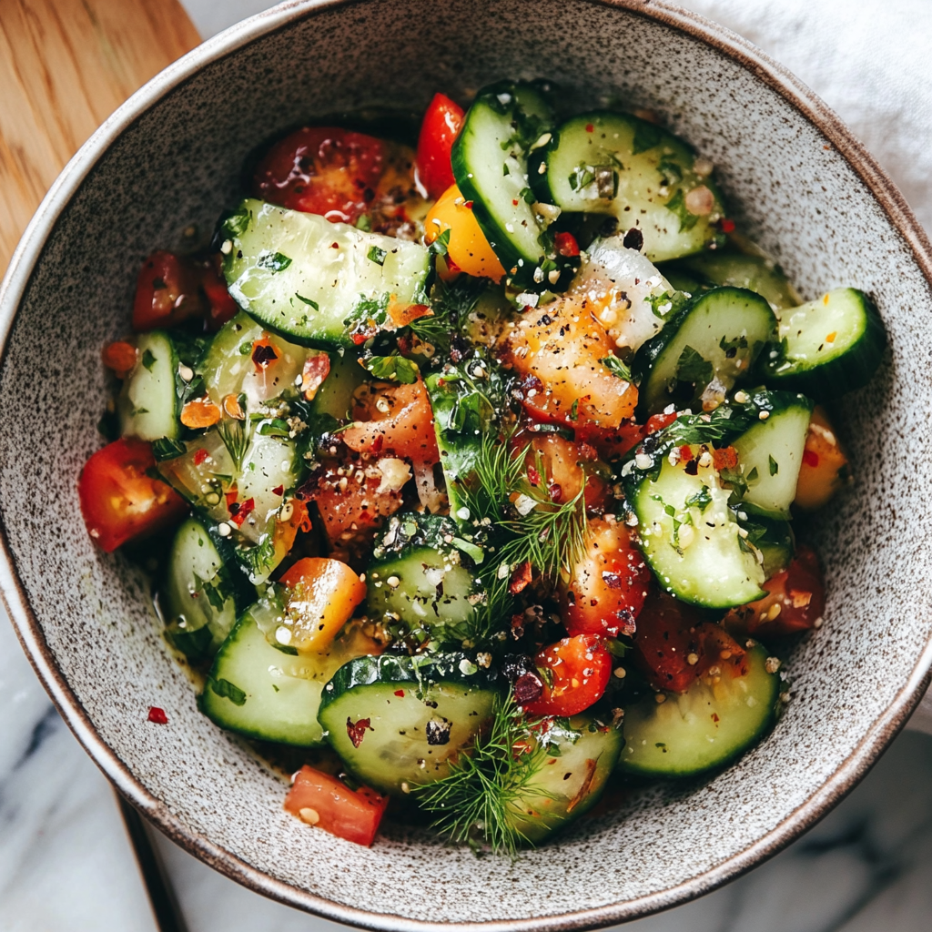 viral cucumber salad recipe