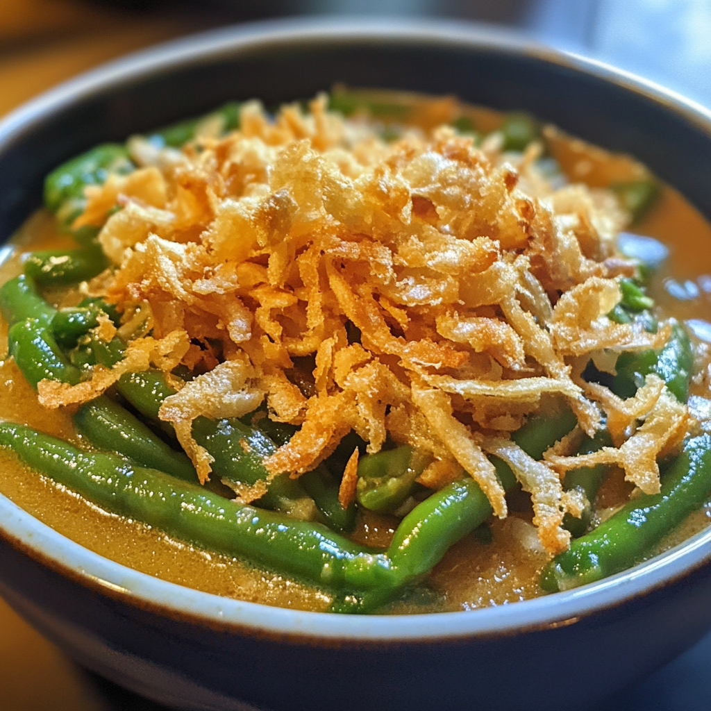 campbell soup green bean casserole recipe